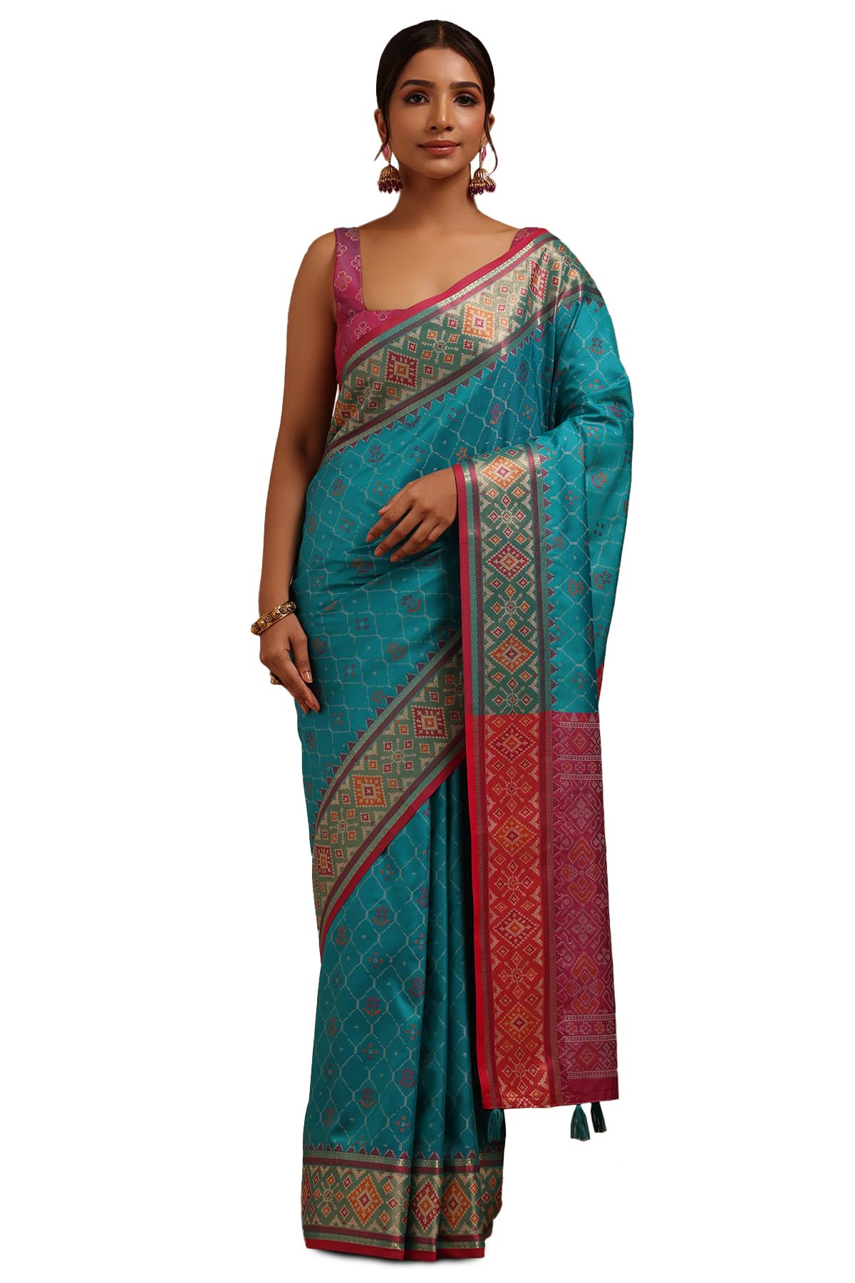 Womens Soft Silk Woven Design Saree-image-36