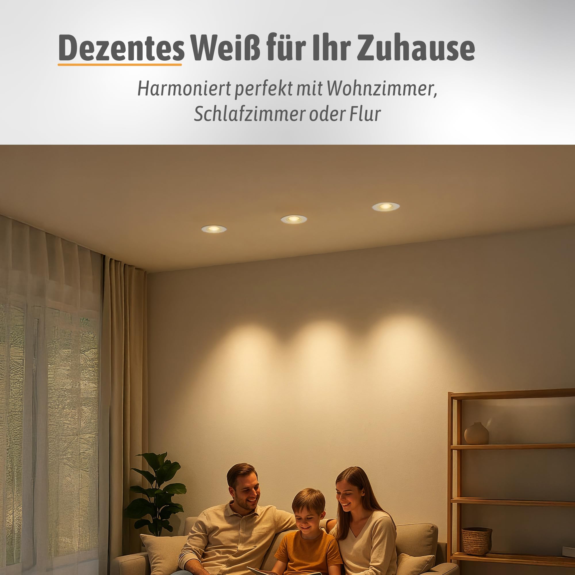 SSC-LUXon 10 Stück VIONA LED Mini Einbauspot flach weiß schwenkbar – Einbaustrahler Decke warmweiß, neutralweiß, kaltweiß