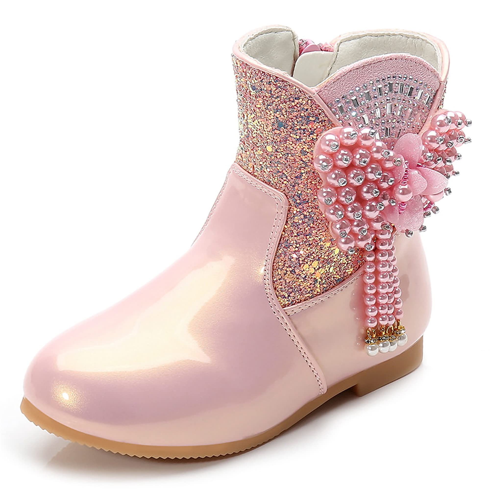 New front Scarponcini da Neve Bambina Stivaletti Bambina Invernali Stivali da Neve Fodera Calda Scarpe Invernali Bambini Stivali Bambina Invernali con Antiscivolo