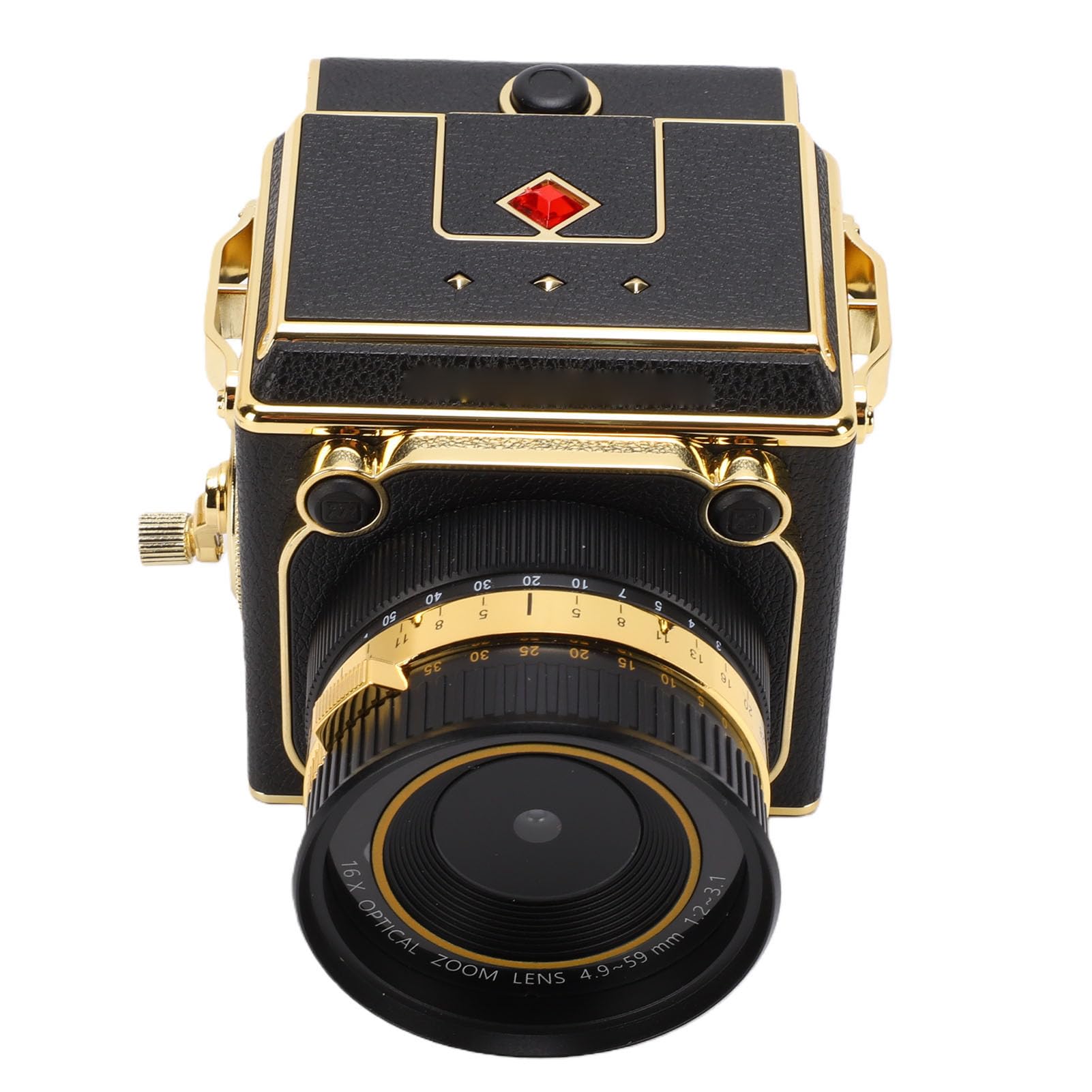 SENECESLI Fotocamera Digitale Vintage, Macchina Fotografica Compatta 12MP | Fotocamera Compatta da 2 Pollici per Principianti, Stile Vintage e Manuale