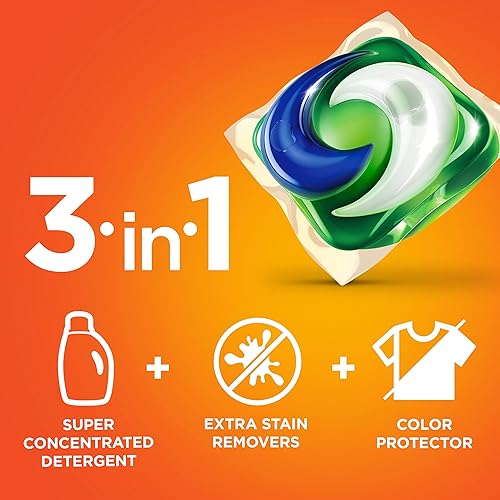 Miniatura 141 de Tide PODS - Cápsulas de detergente líquido para lavandería, compatible con lavadoras de alta eficiencia, 42 unidades, limpieza potente 3 en 1 en un