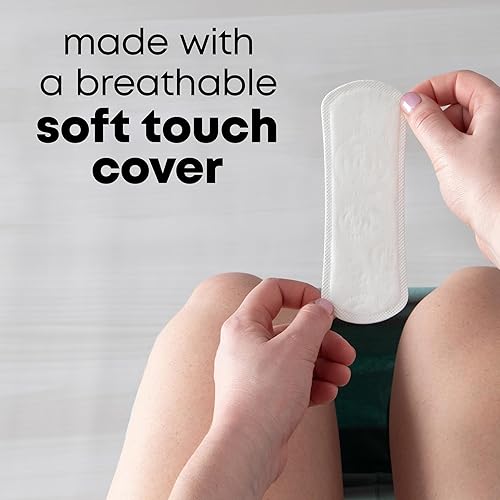 Miniatura 5 de U by Kotex Clean & Secure Panty Liners, absorción ligera, longitud regular, 516 unidades (4 paquetes de 129) (el embalaje puede variar)