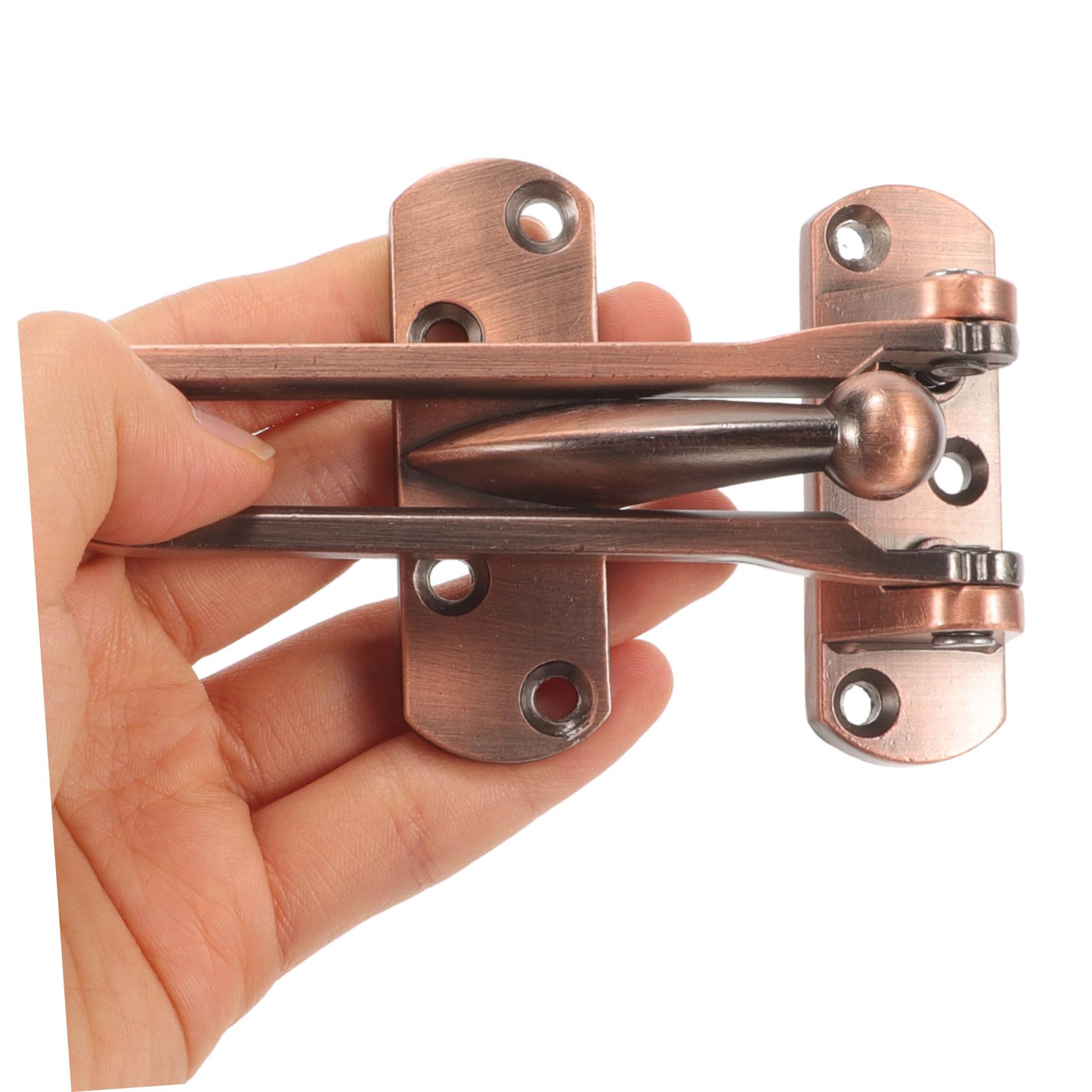 NUOBESTY 5 Pièces Boulon de porte antivol sécurité loquet depuis serrure de renfort de porte à l'intérieur serrures de porte intérieures verrouillage de porte Alliage de zinc