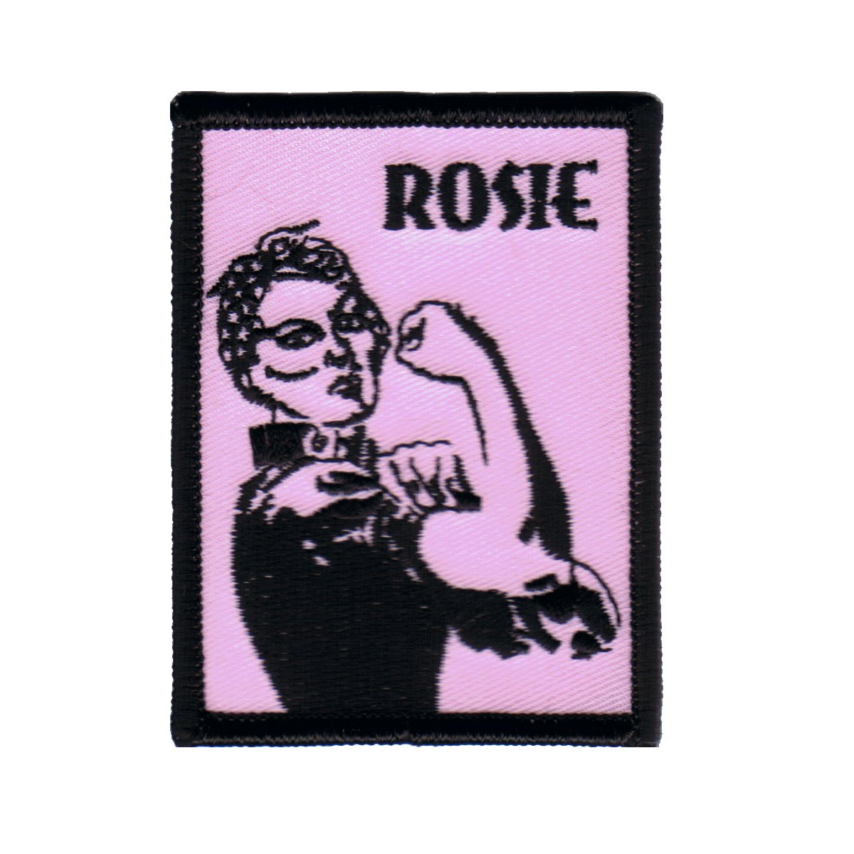 David Cherry Artist Patch - Rosie American Women Freedom Fighter Face Logo