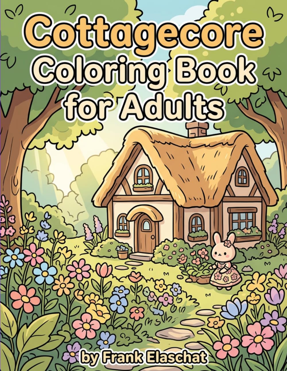 Cottagecore Coloring Book for Adults: Escape into Whimsical Cottages and Serene Gardens: Explore Nature's Charm with Intricate Designs of Woodland Creatures and Pastoral Scenes