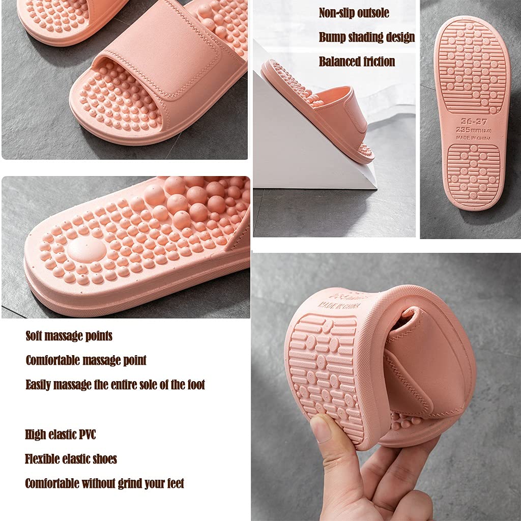 BELLIFFY Massage Badelatschen - Rutschfeste Duschslipper Mit Wasserabfluss