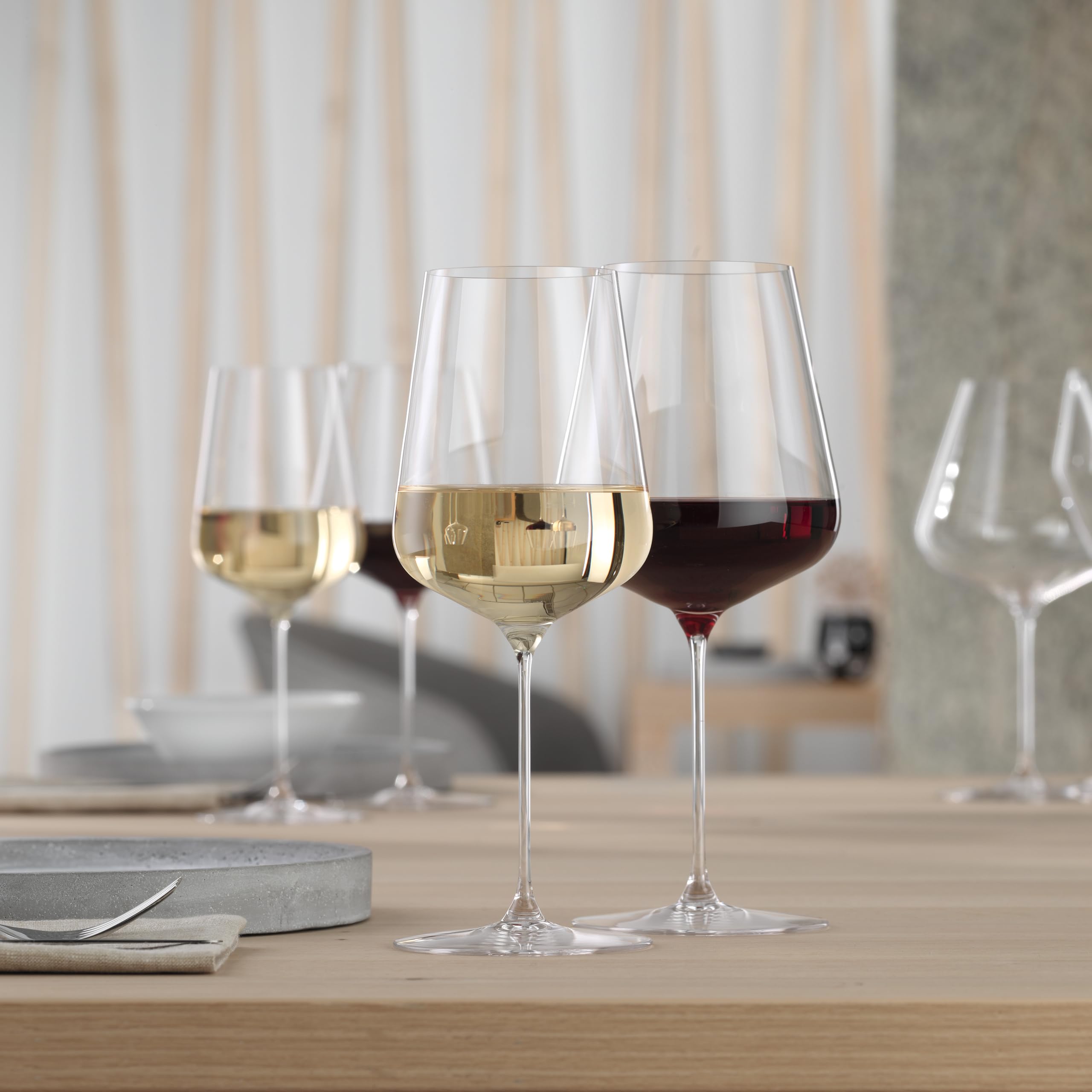 Spiegelau Definition - Copas de vino tinto de tallo largo fabricadas en Europa para bodas, aniversarios, fiestas de cumpleaños, cenas, cristalería, accesorios para carrito de bar en casa, 34 onzas