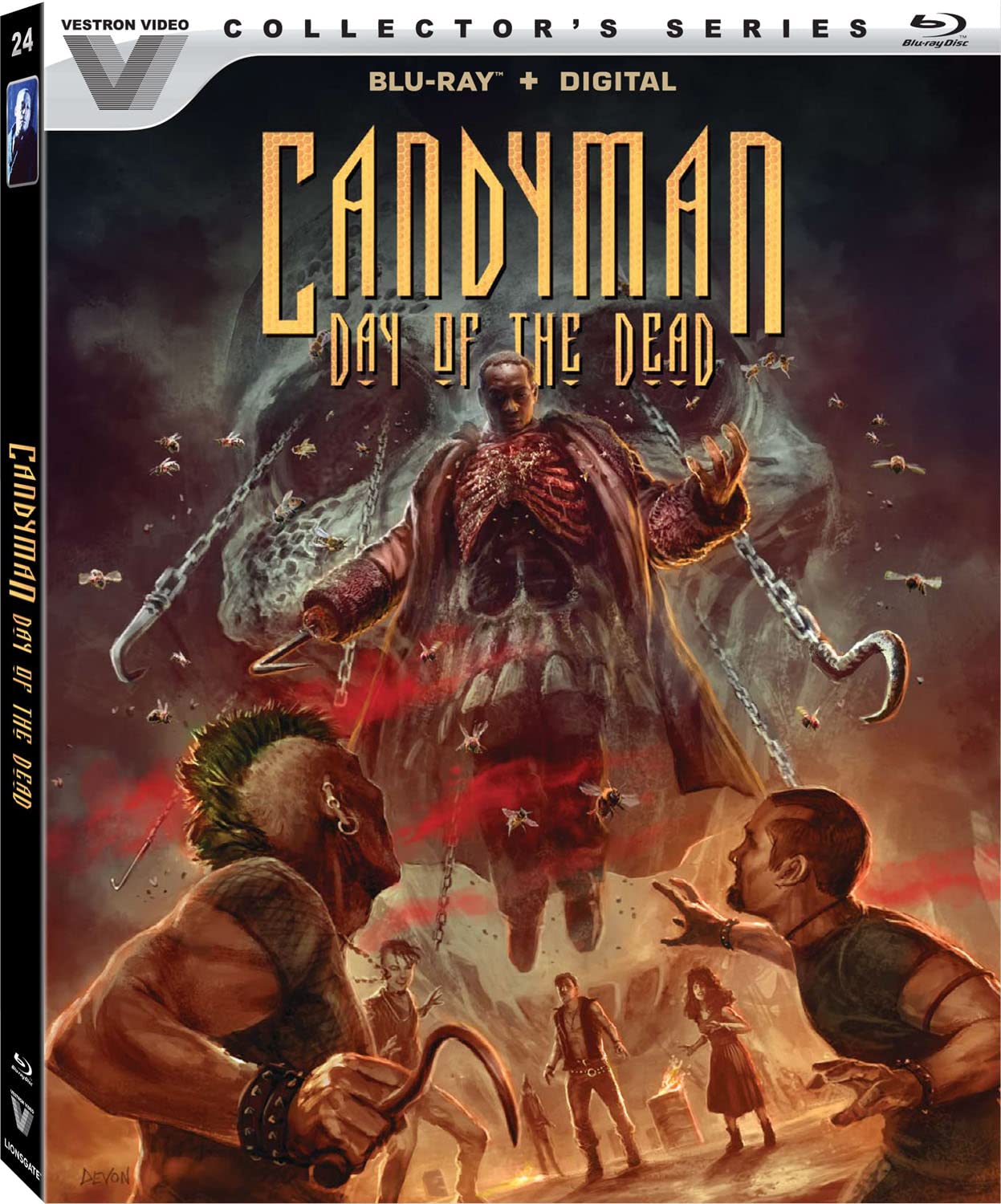 Candyman 3 Day of the Dead Blu-ray USA cine de terror slasher formato físico coleccionistas