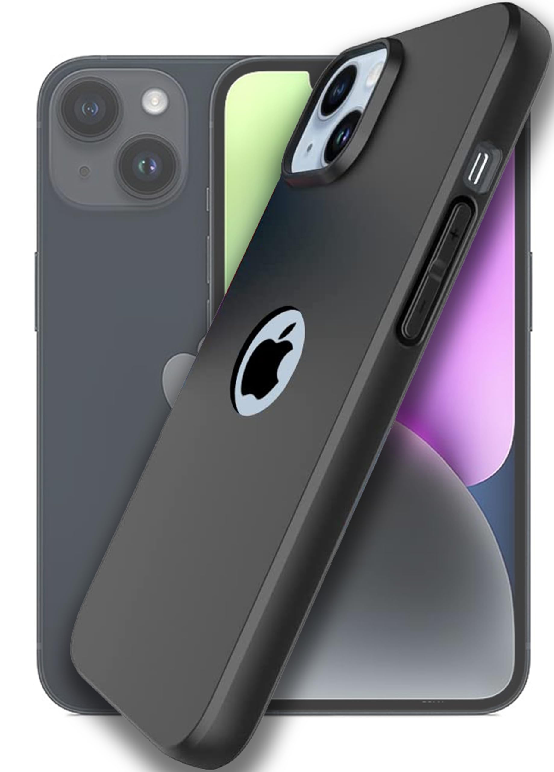 CaseGarrage Mobile Back Cover for iPhone 15 Case with Camera Protection | Black Silicone | Keep Your Phone Safe and Stylish (HC0911)