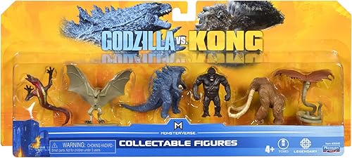 Miniatura 2 de Godzilla - Paquete de minifiguras GvK de 2 pulgadas, multicolor