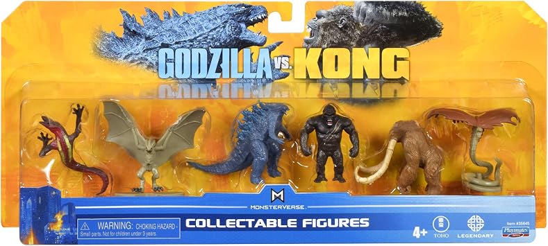 Godzilla 2 GvK Minifigure Bundle Pack, Multi