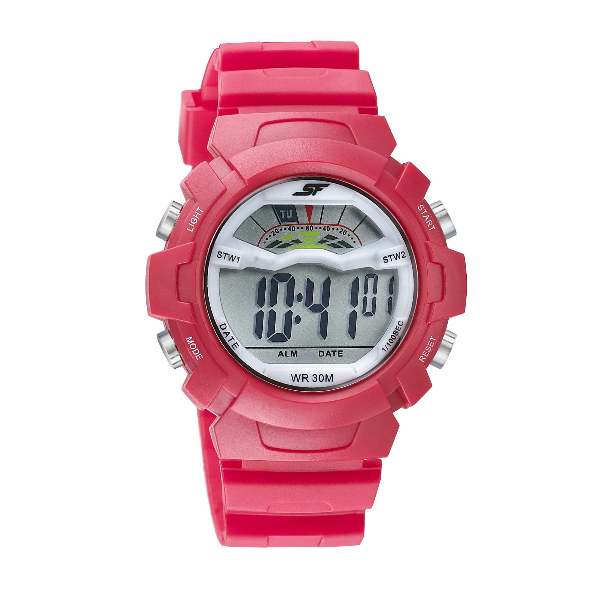 SF Casuals Digital White Round Dial Mens Sport Watch-77109PP02 (B08RDQJYGB) Amazon Price History, Amazon Price Tracker