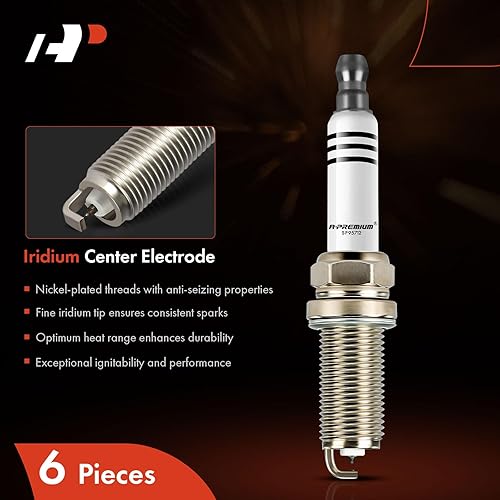 Miniatura 3 de A-Premium Iridium Platinum Bujías compatibles con BMW 323i 2010-2011, 328i 2010-2013, 328i xDrive 2010-2013, X5 2010-2010, 528i 2010-2011, X3