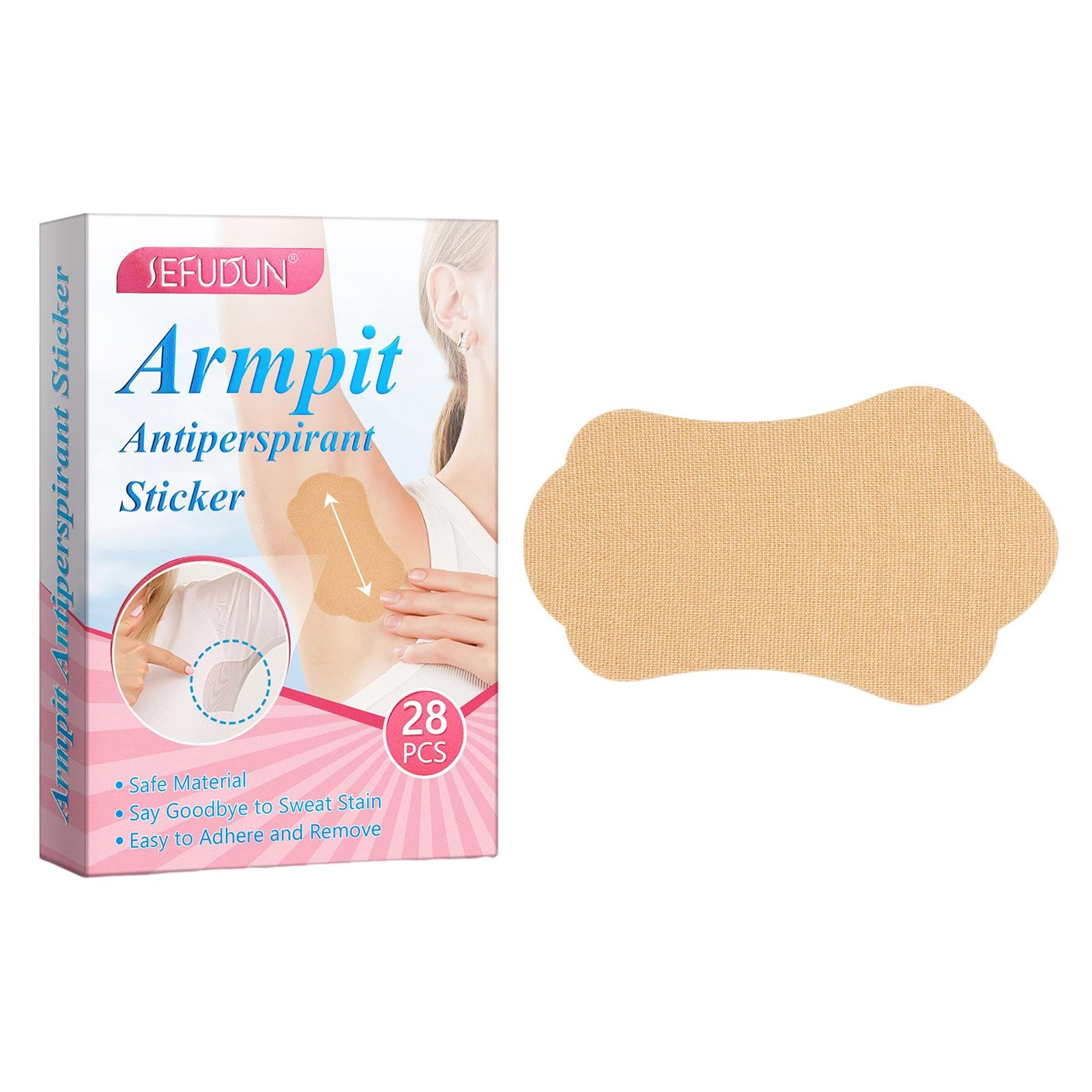 28 Pieces Armpit Sweat Pads Anti Perspiration Soft Patches| Deodorants & Antiperspirants| Bath |Health Beauty-image-14