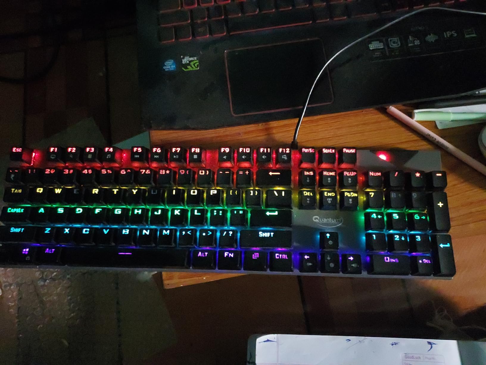 Amazon.in: Buy Quantum Rapid Strike Mechanical Wired Gaming Keyboard ...