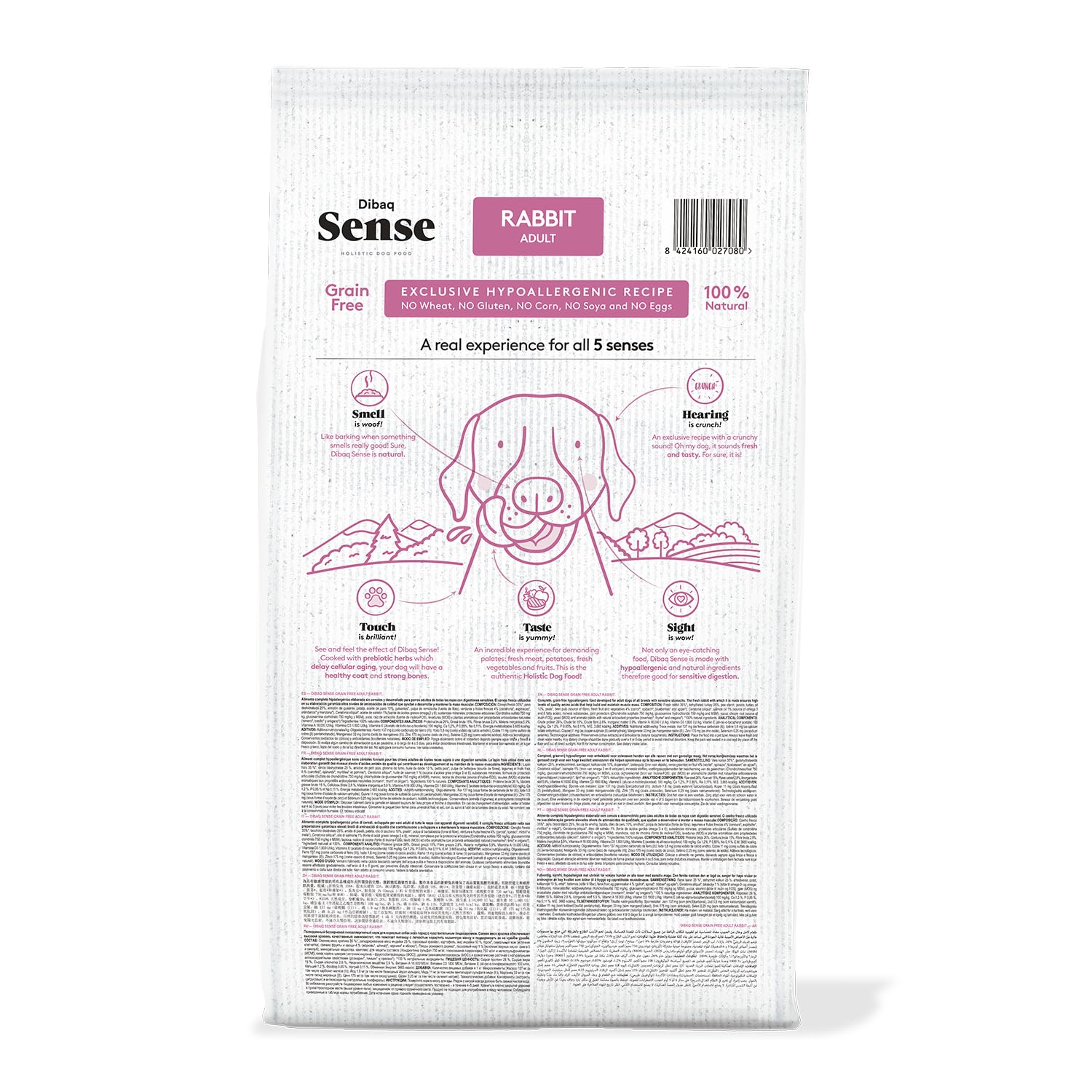 Dibaq Sense sans Céréales Sensitive Lapin, 10 kg