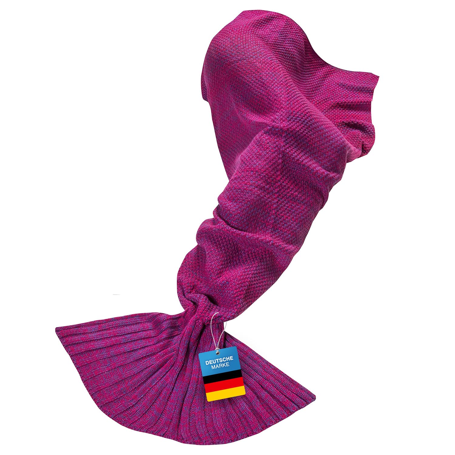 Feluna Pink Red Cotton Mermaid Blanket Snuggle Blanket Sleeping Bag Bedspread Wool Blanket Living Blanket Sofa Blanket Knitted Blanket Mermaid Blanket Sleeping Blanket Mermaid Fin Snuggle Blanket (Pink Red)