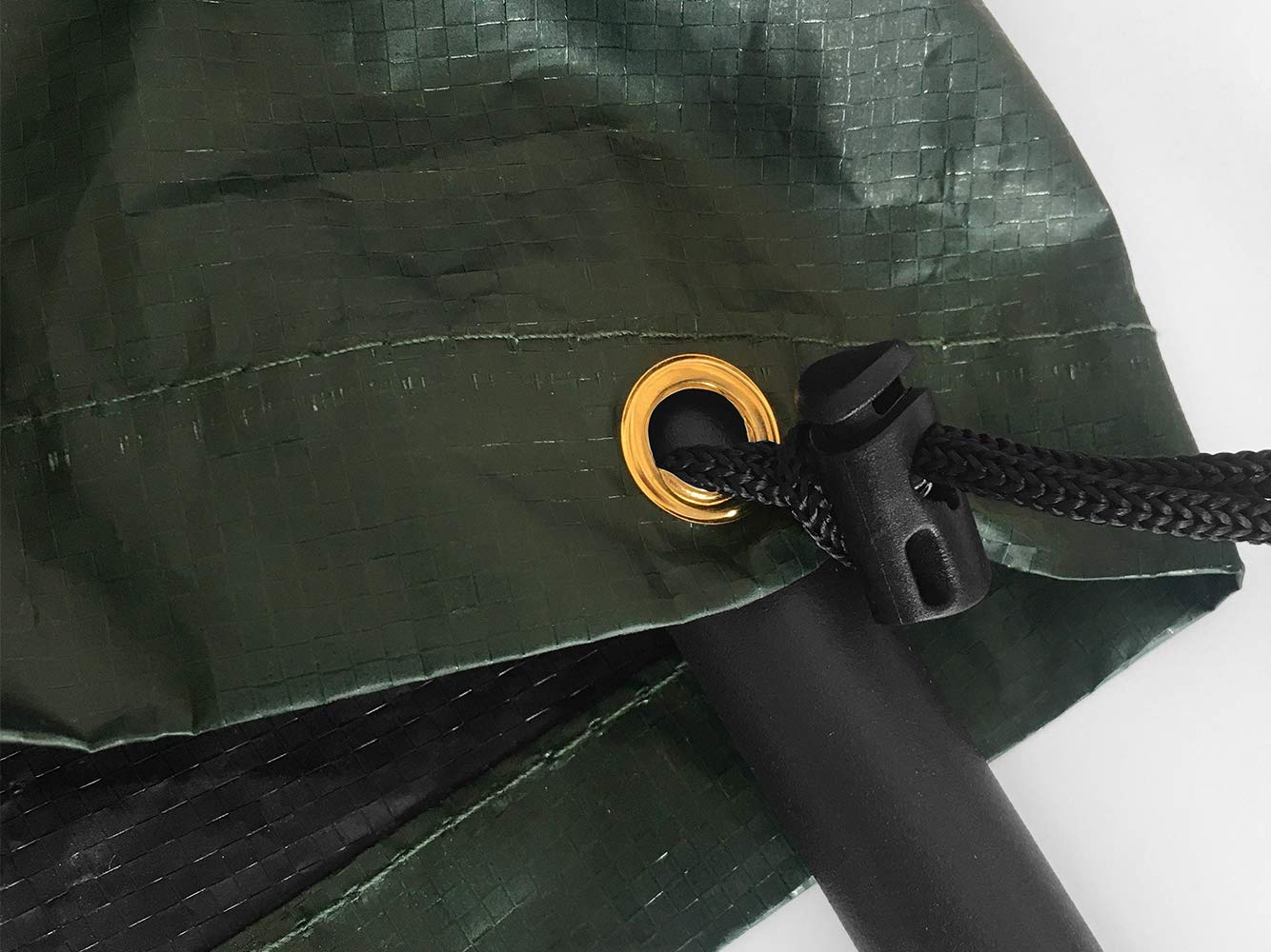 Copertura Reversibile Per Ombrellone Da Giardino Bosmere Protector 2000 | Impermeabile, Taglia Extra Large L 235 Cm, Circ. 130 Cm, Verde/Nero, Facile Da Pulire