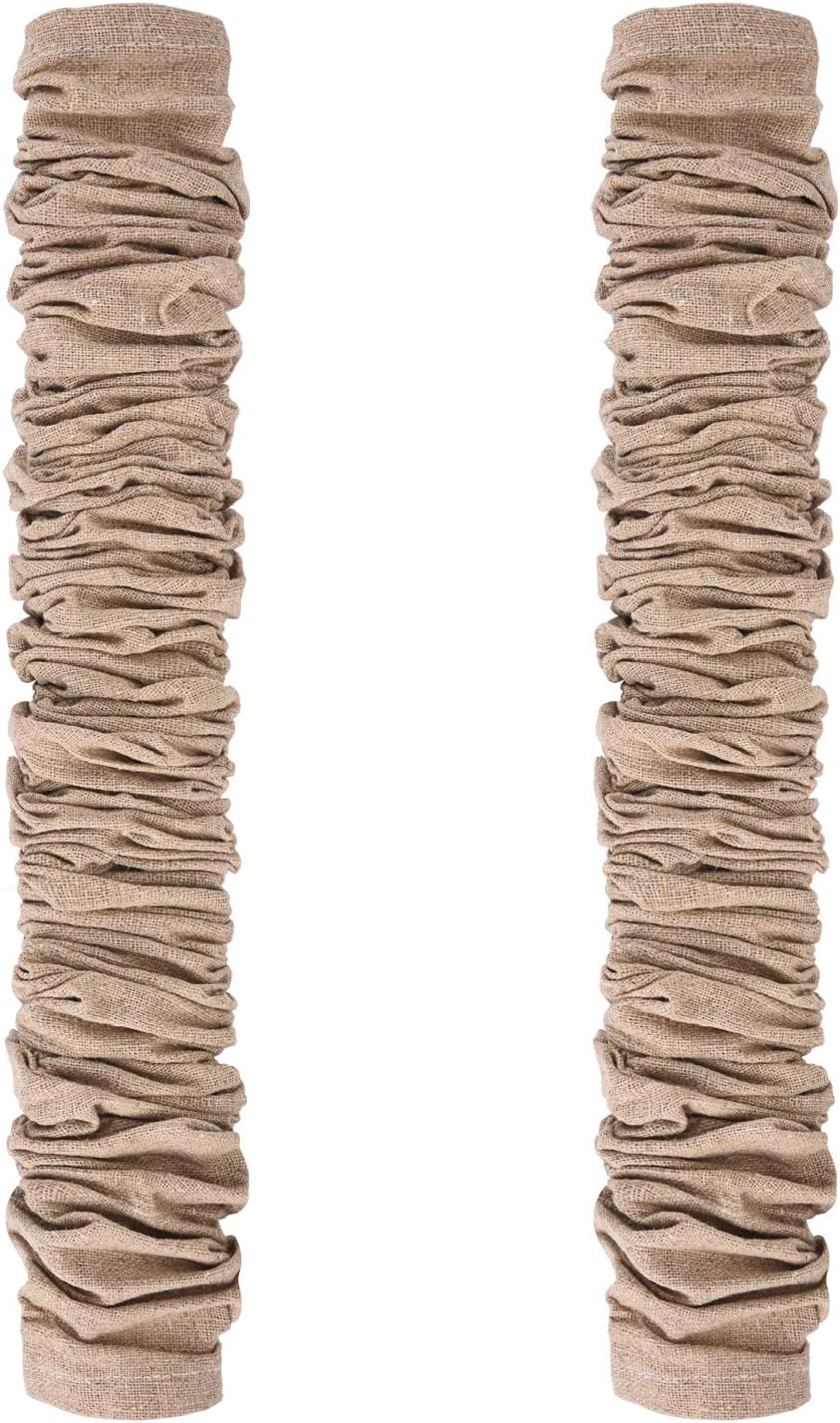 Canomo 2 Packs Chandelier Chain Cover Cord Cover 6 Feet for Chandelier Lighting Wires, Natural Jute
