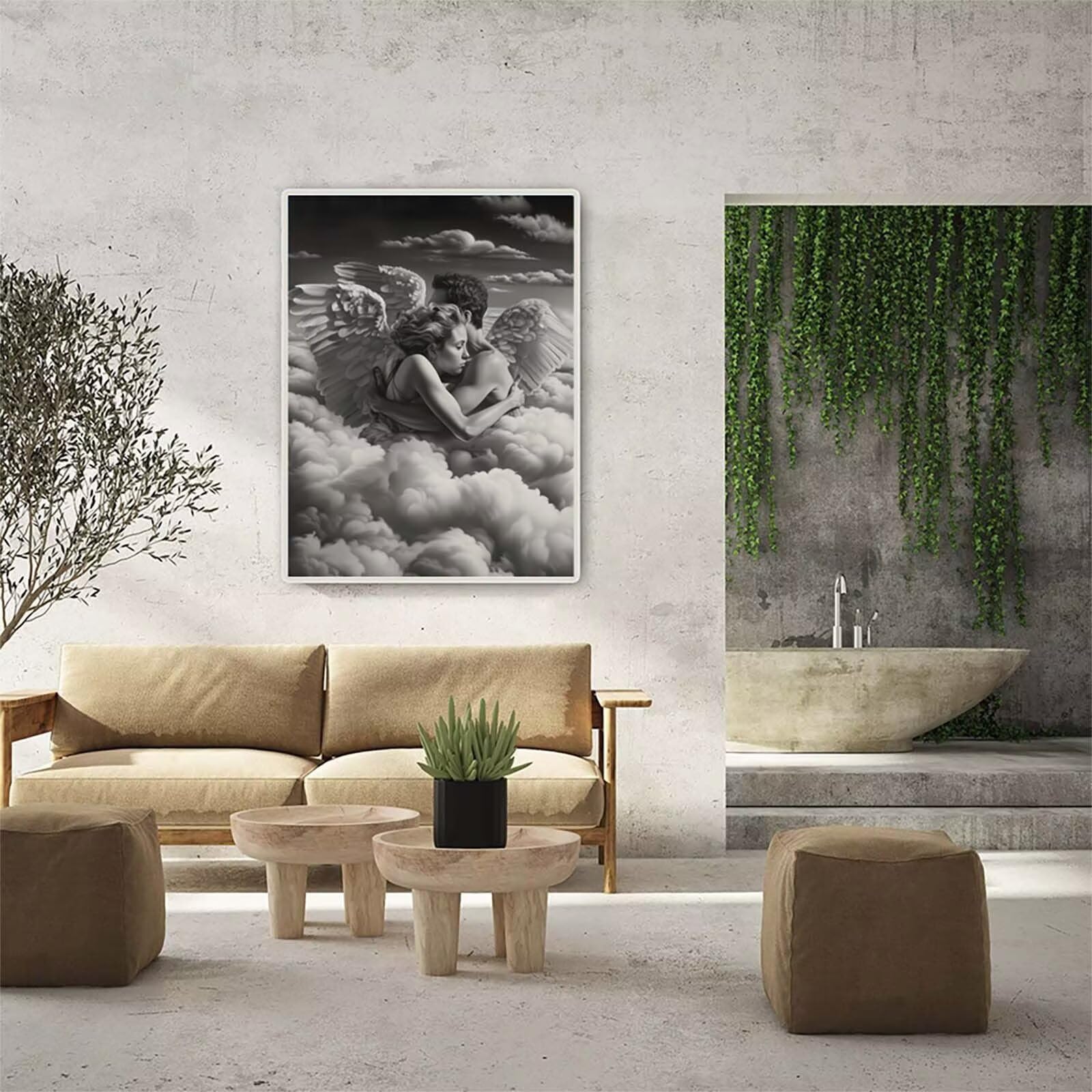 Coppia Diamond Painting Adulti 100x130cm, 5D Diamond Painting Kit 5-1980