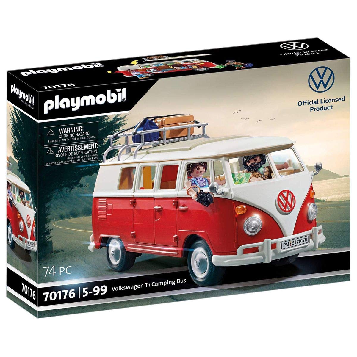 プレイモービル フォルクスワーゲン T1 ワーゲンバス 70176 Amazon.com: Playmobil Volkswagen T1 Camping Bus : Toys & Games