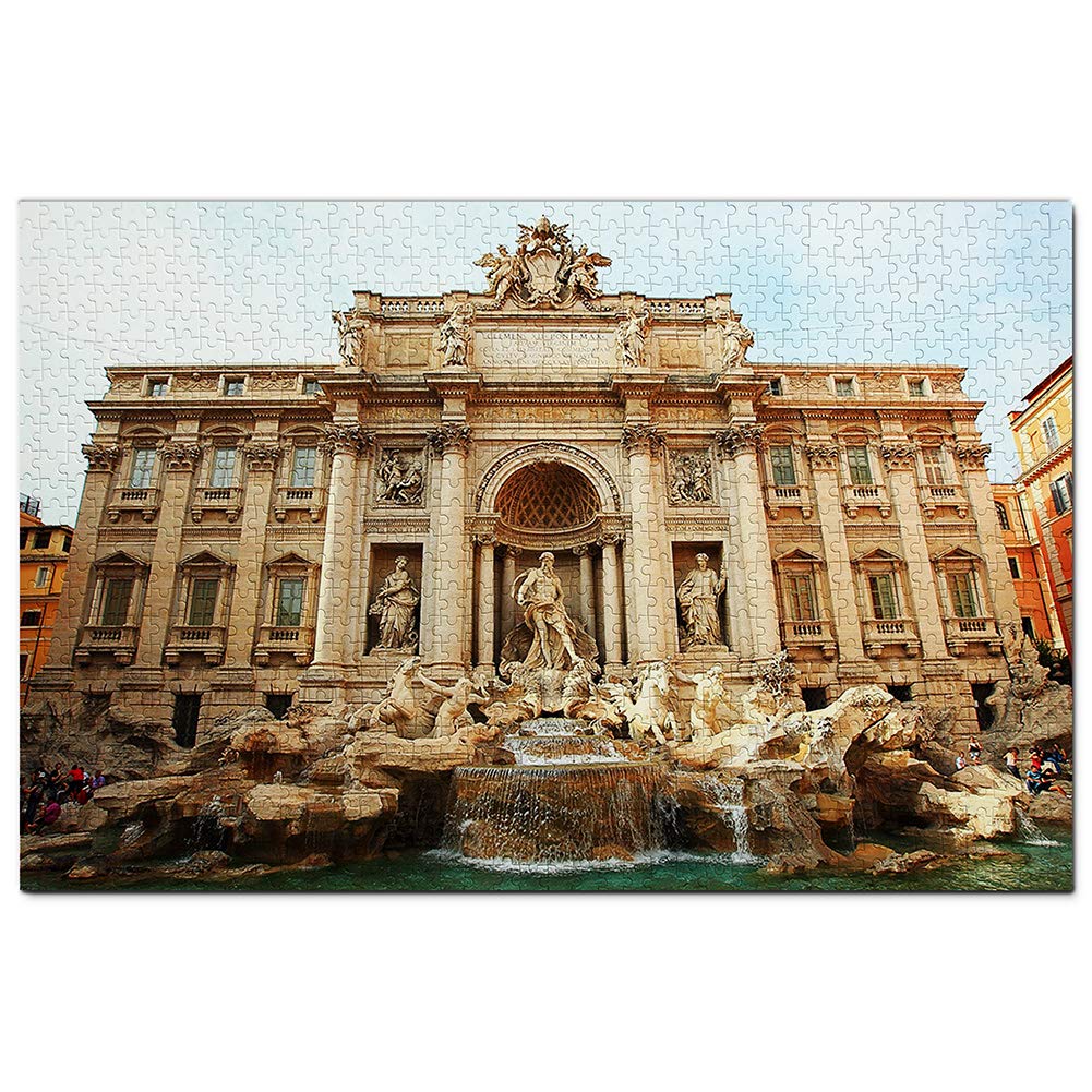 Italy Trevi Fountain Rome Puzzle 2000 Piecesen Puzzle Adult Game Graphics Travel Souvenir 70x100CM