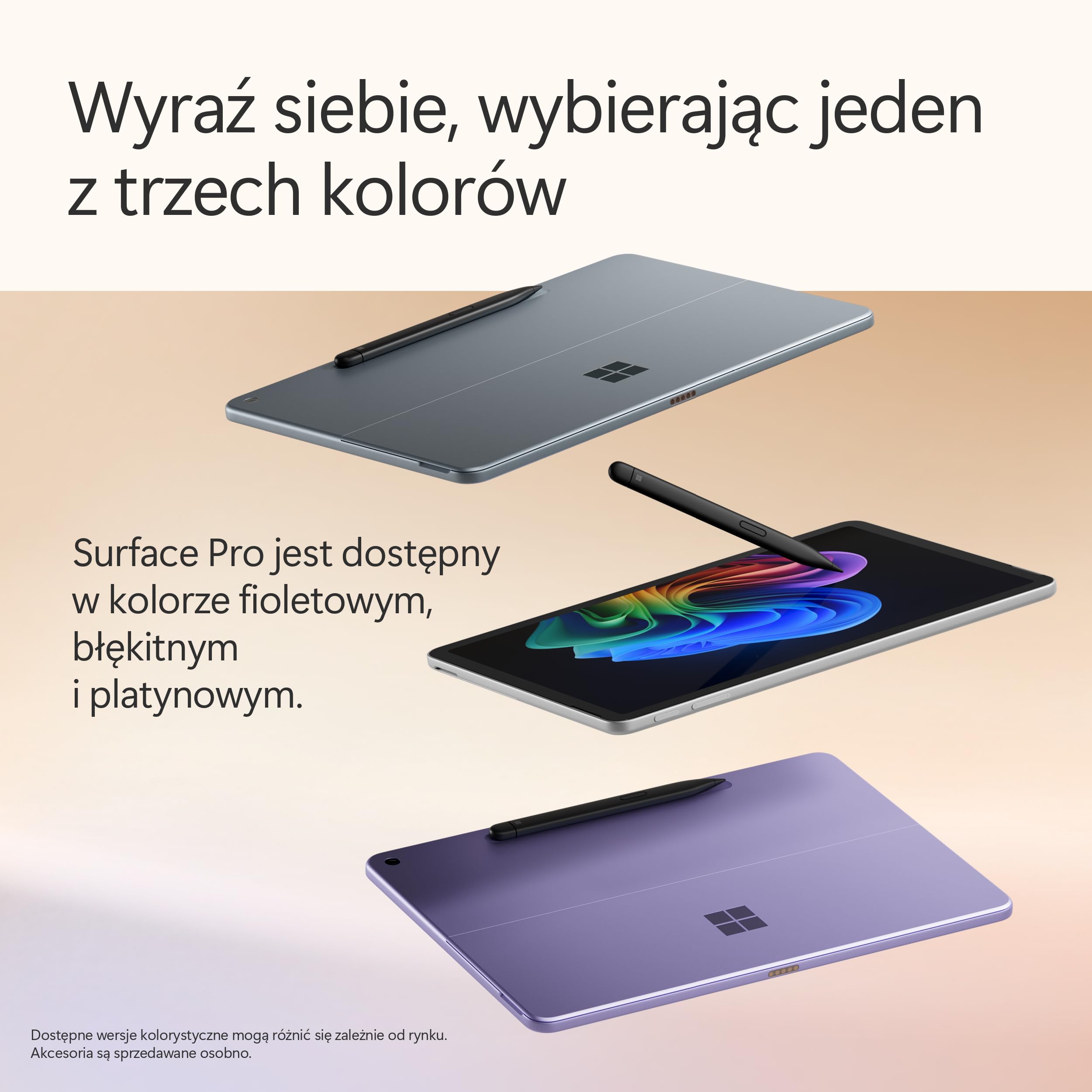 Microsoft Surface Pro | Copilot+ PC | 12-calowy ekran dotykowy LCD | Snapdragon® X Plus | 16 GB pamięci RAM | 256 GB SSD | Najnowszy model, 1. edycja | Platyna