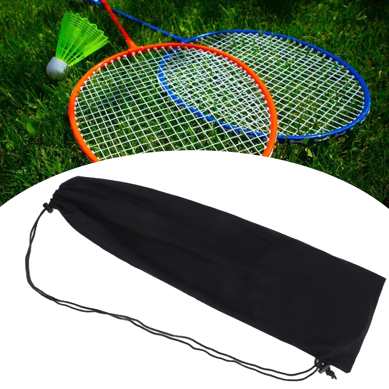Funda para raquetas de bádminton de franela ecológica