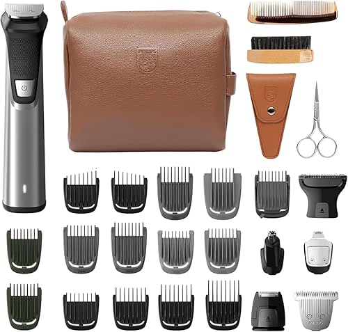 PHILIPS Multi Groomer 29 Piece Mens Grooming Kit, Trimmer for