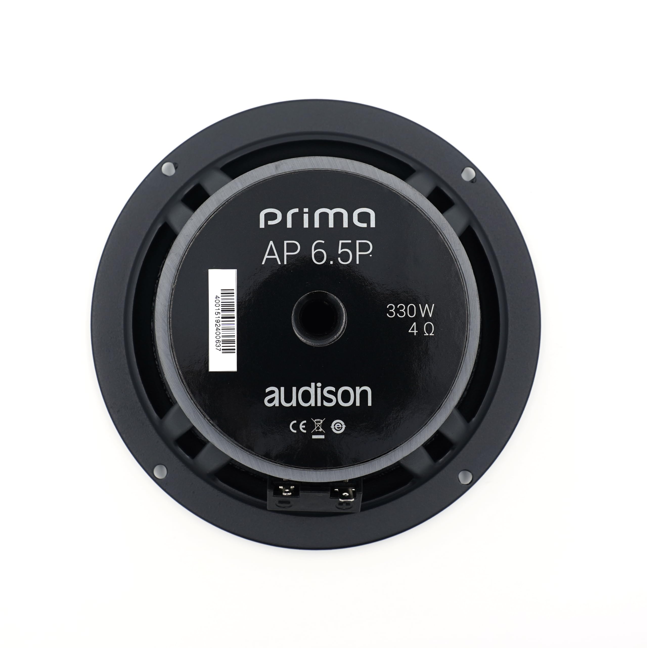 Audison APK 165P - Sistema audio a 2 vie per auto con woofer AP 6.5P da 165 mm, tweeter AP 1P da 25 mm e crossover passivo, risposta dinamica e potenza di picco 345W