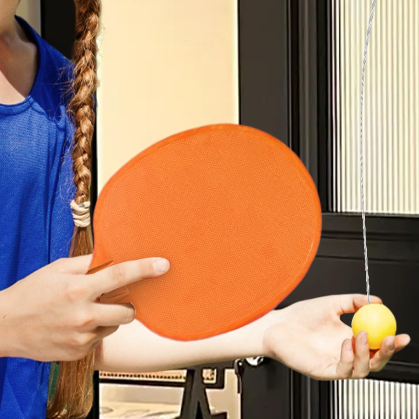 Giochi di pini per apertura della porta - Set da allenamento da ping pong sospeso per interni, sistema di gioco da tavolo per interni strumenti di pratica | Giochi per porte per bambine ragazze