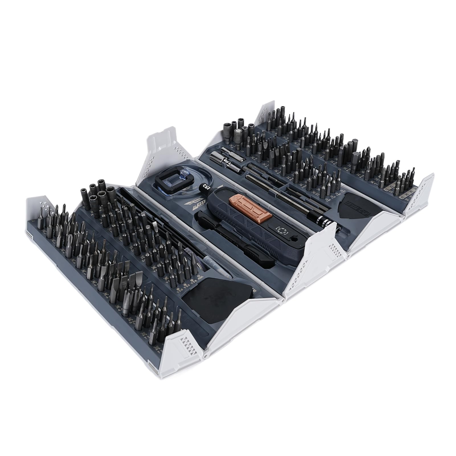 Set di Cacciaviti, Set di Cacciaviti Meccanici di Precisione 180 in 1 con Prolunga Rimovibile, Set di Cacciaviti Magnetici Regolabili per PC, Telefono Cellulare, Computer, Laptop