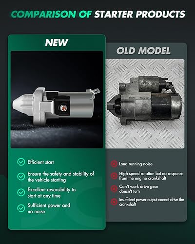 Miniatura 127 de SCITOO Arrancadores Nuevo Ajuste para Nissan Frontier Pickup Xterra 2002 2003 2004 3.3L 17859