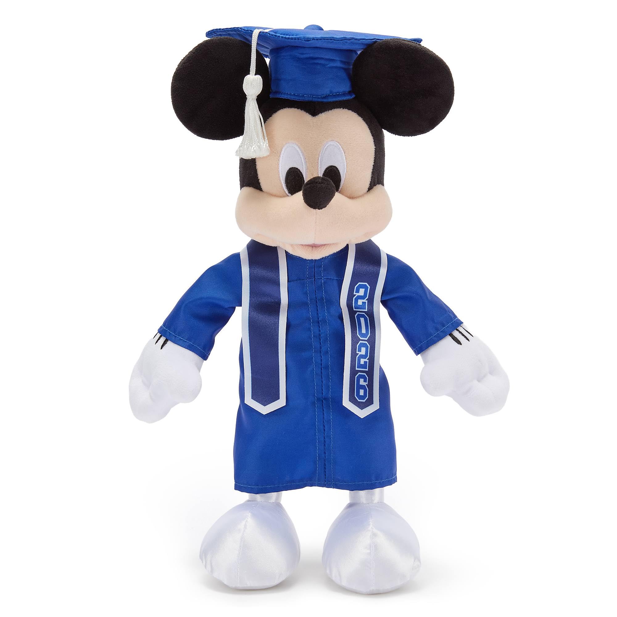 Disney Store Peluche ufficiale Mickey Mouse Graduation – 36 cm Laurea regalo