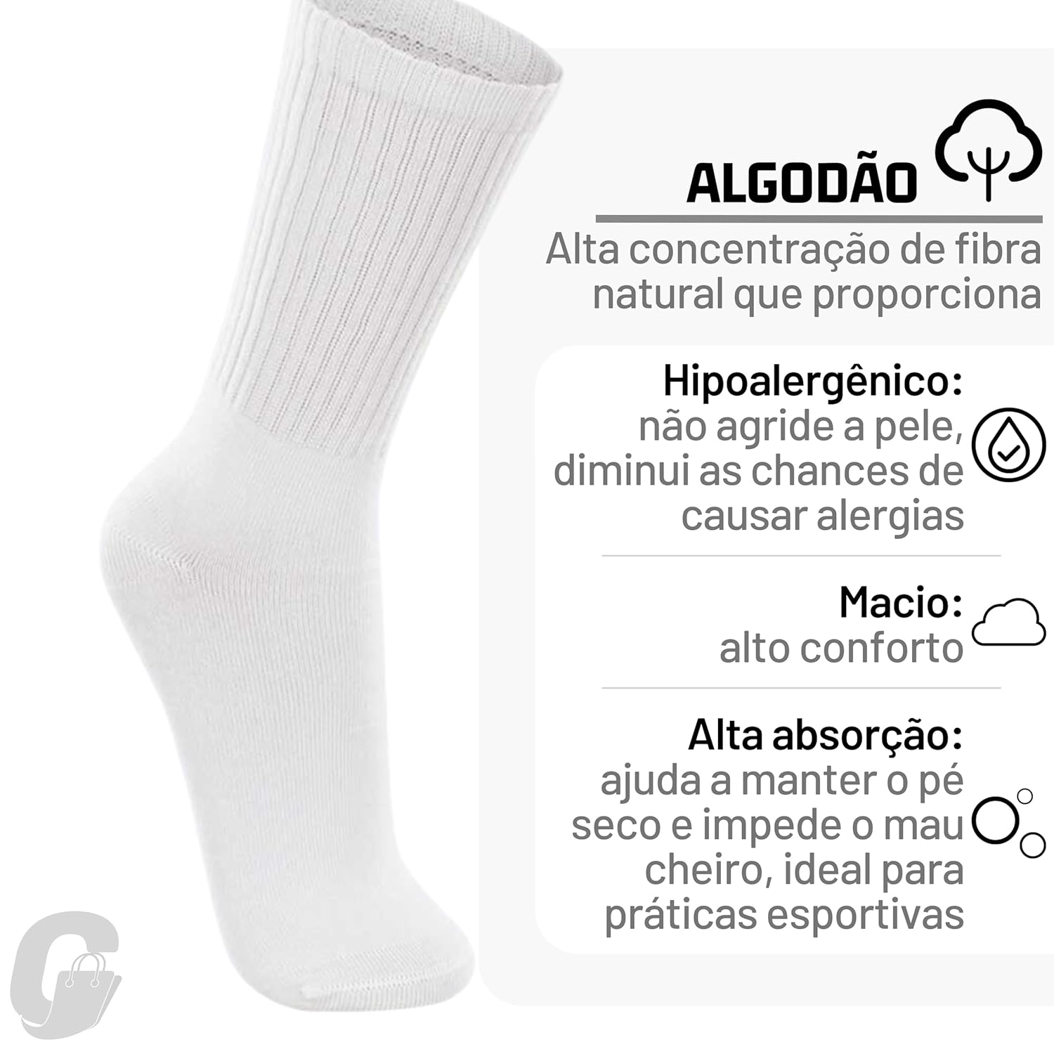 Kit 6 Pares Meia Lupo Sport Cano Alto Longo Punho Canelado Algodão Masculino Adulto em promoção! Veja a oferta e mais achadinhos de Moda íntima 3 Hoje é o melhor dia para comprar Kit 6 Pares Meia Lupo Sport Cano Alto Longo Punho Canelado Algodão Masculino Adulto com aquele preço maroto! Promoção! Aproveite a oferta! 3