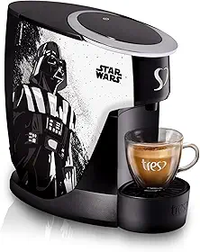 3 Corações TRES Cafeteira Espresso e Multibebida Touch Star Wars™ Darth Vader e Stormtrooper Automática - 220V