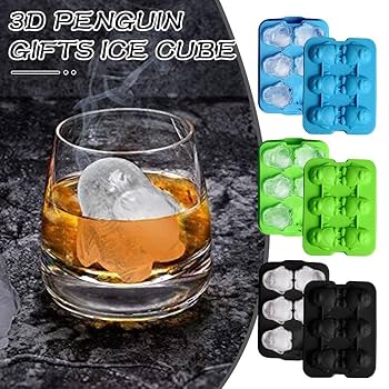 Amazon | SEVOLY 製氷器 6個取り ペンギンの形 製氷皿 大きい氷