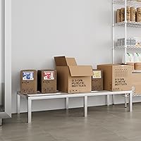 Vista 6 de 60" Long x 24" Wide Height: 12" Off The Floor Aluminum Dunnage Rack Storage in Restaurant, Kitchens and Garages and More!