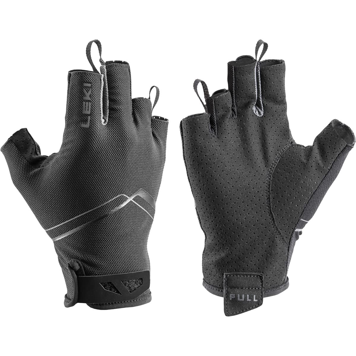 LEKI Multi Breeze Short Gloves, Black, EU 7