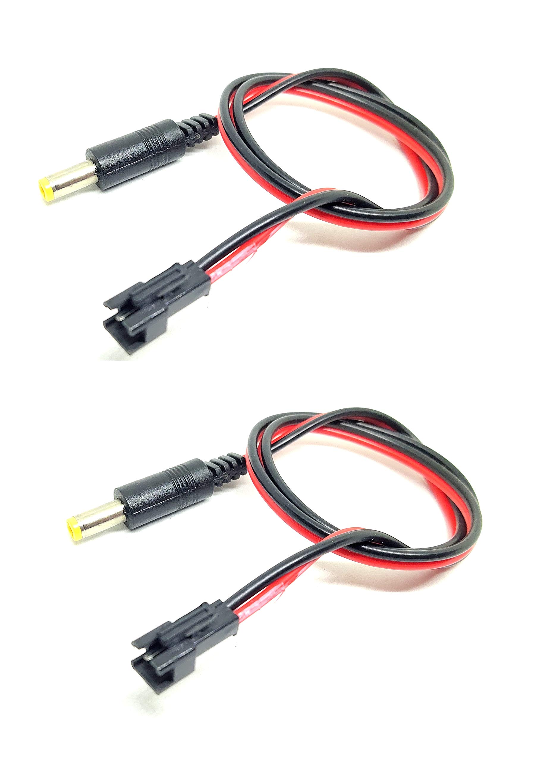 INVENTO 2Pcs 500mm (0.5 mtr) 2 pin 2 Wire Male JST Connector Cable to DC Male Jack Plug 5.5 x 2.1mm For CCTV Camera, LED Strips, DC Connections, DIY Projects (B083G7N6KT) Amazon Price History, Amazon Price Tracker