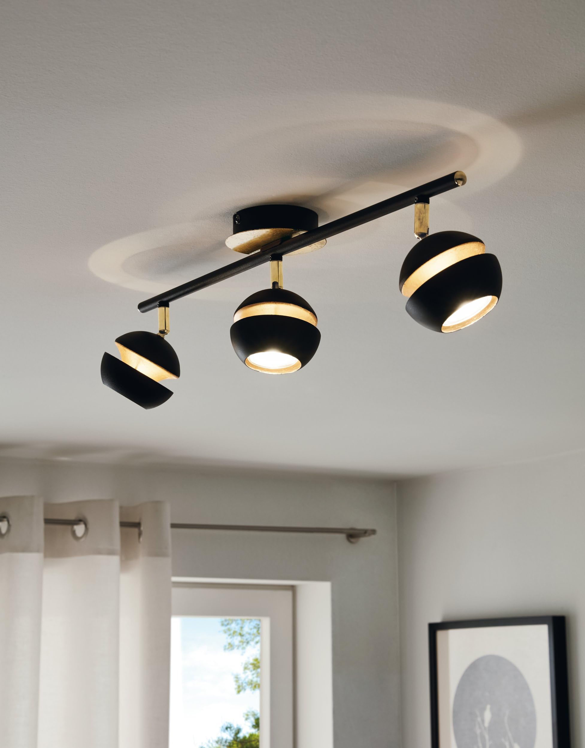 EGLO LED Deckenlampe Nocito, 3 flammige Deckenleuchte