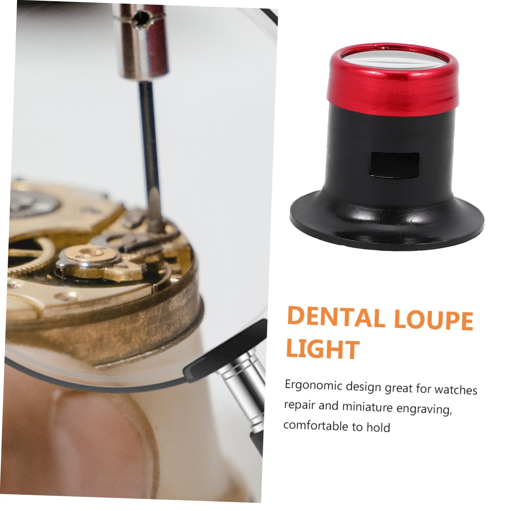 Gogogmee Jewelry Loupe Magnifier Loupes Light Magnifying Glass for Reading Watch Repair Tool Jewelers