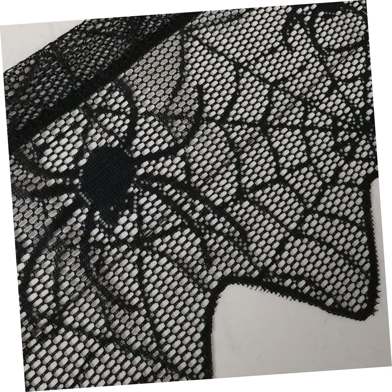 2 Pz Tende per Finestra Nere Finestra Tende Trasparenti Tende di Pizzo Forniture per Feste di Halloween Tende di Halloween Tende da Doccia di Halloween Tenda per Porte e Finestre Tenda per Finestra