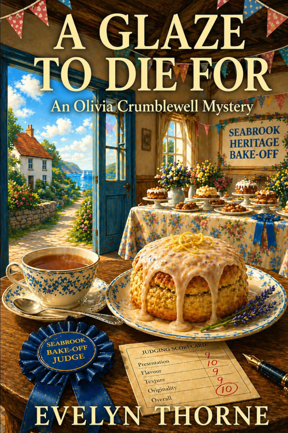 A Glaze to Die For: An Olivia Crumblewell Mystery: A British Bake-Off Style Cosy Mystery with Secrets, Rivalry and a Village Competition: 3 (The Olivia Crumblewell Mysteries)