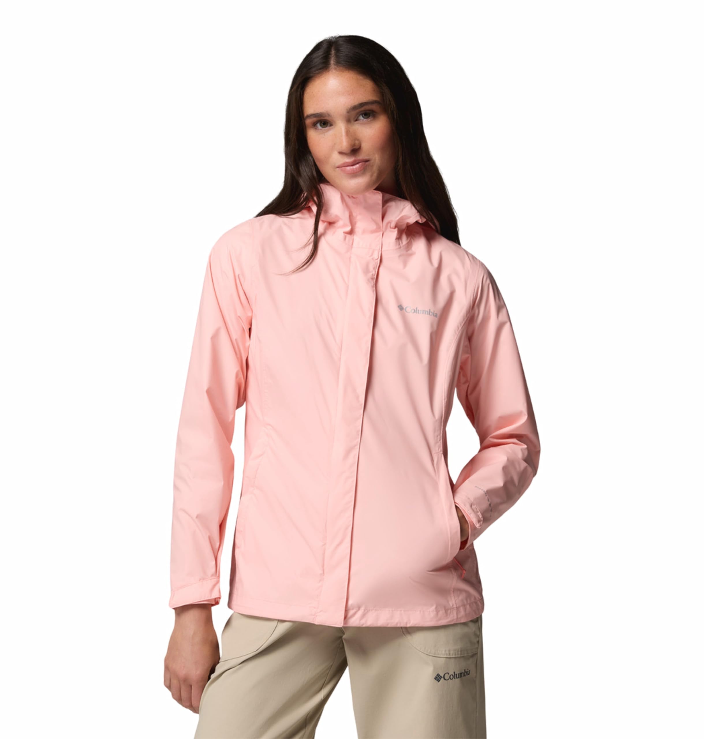 Women Omni-Tech Arcadia II Rain Jacket for Hiking | Trekking | Waterproof-image-34