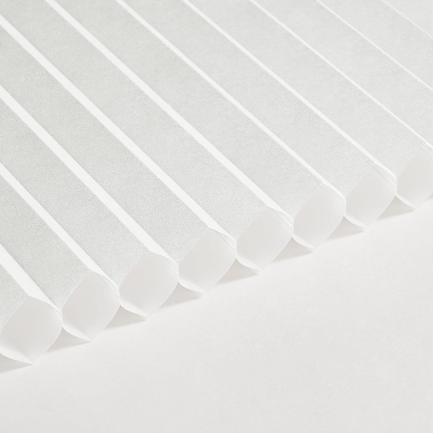 Keego Top Down Bottom Up Cellular Shades Cordless Honeycomb Blinds 9/16" Single Cell Thermal Insulated Window Shades for Indoor Windows (Cotton (Light Filtering), 62" W x 72" H)