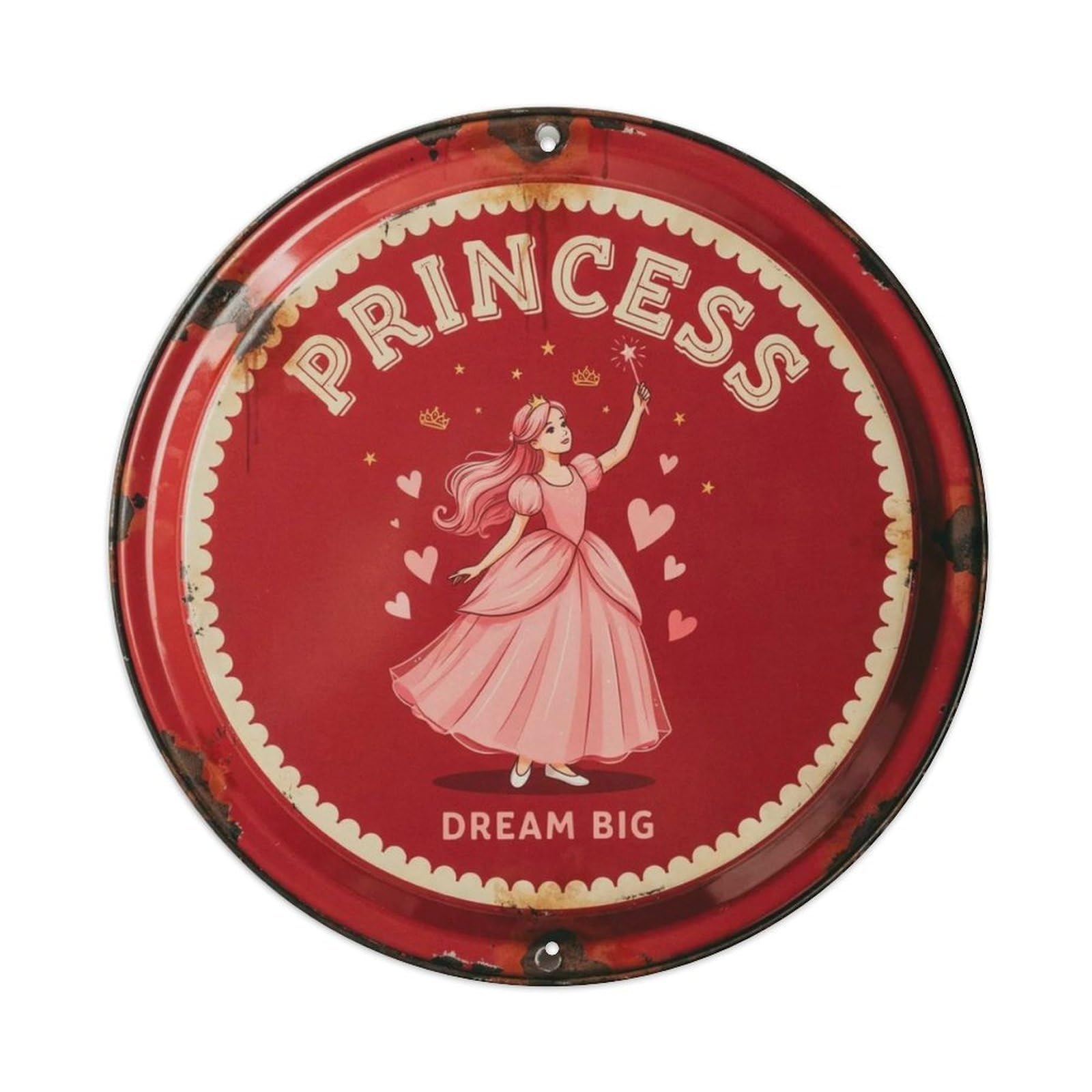 Vintage-Fairy-Tale Metal Tin Sign Plaque