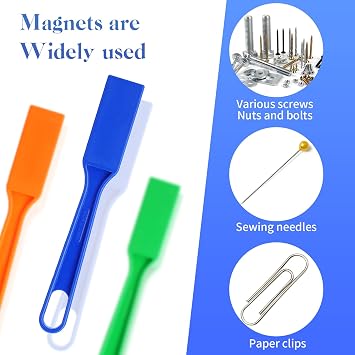Jerify 30 Pack Magnetic Wands Bulk for Kids, Classroom Magnet, Assorted