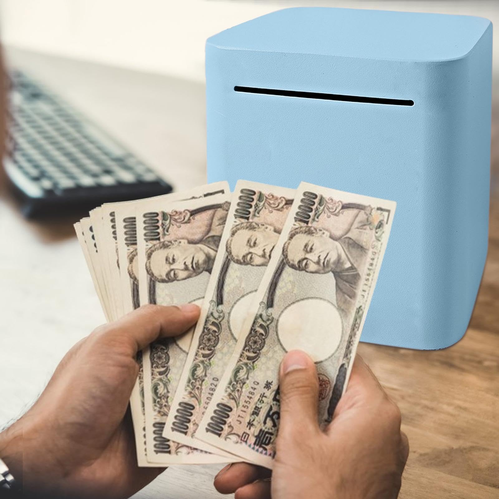 Amazon.co.jp: ステンレススチール製貯金箱、現金コイン、開けられない瓶、貯金箱を開けるには壊れないはず |  壊れない金属製マネーバンク、現金節約、開けられない貯金コインキャッシュバンク。 : おもちゃ