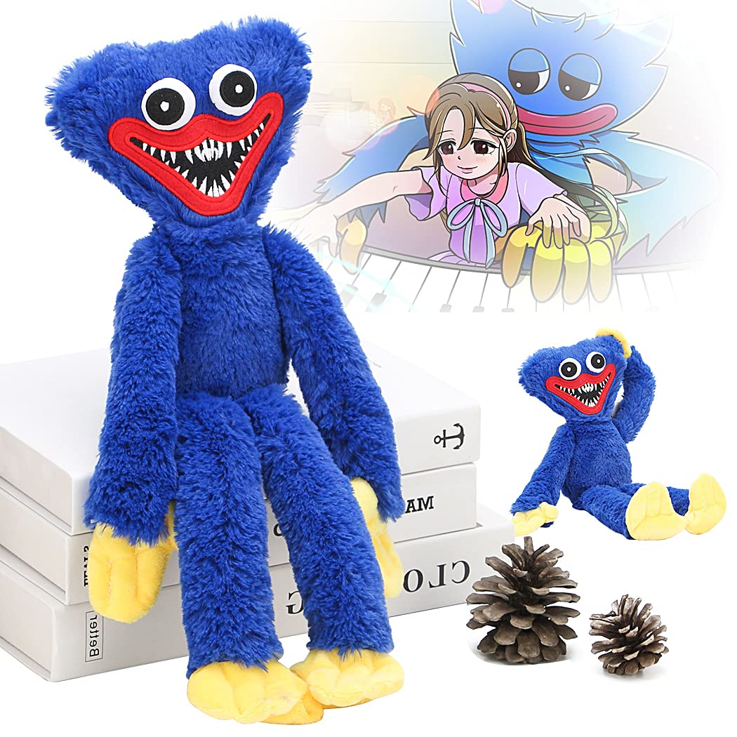 Buy FNF Poppy Playtime Huggy Wuggy Plush Toy, Blue Christmas